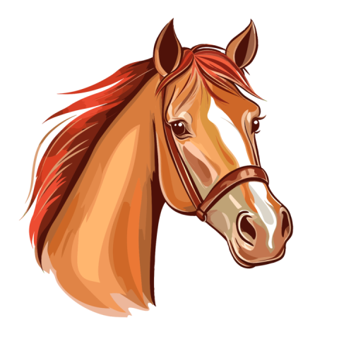 a close up of a horse